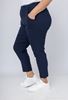 Picture of CURVY GIRL STRETCH ELASTICATED WAIST THREE QUARTER CAPRI